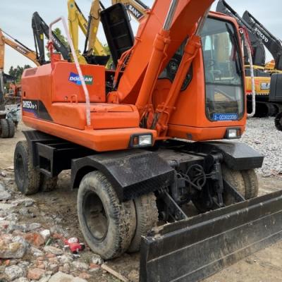 China Excavadora de ruedas usadas de 15t Doosan DH150W Equipo de excavadora usada en venta