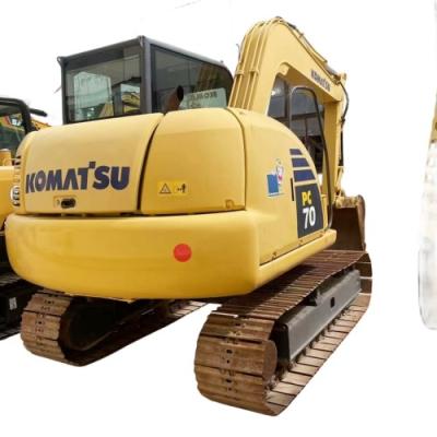 China Pc70 Gebruikte Komatsu graafmachine 7 ton graafmachine zware machines Te koop