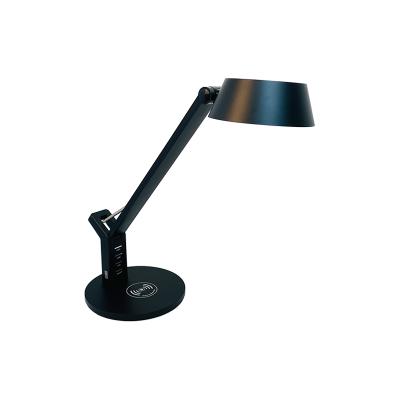 China Lighting Functions Show Night Marble Base Bedside Lamp Switch Solar Led Decor For Party Sensor With Wireless Charger Eye Care Table Lamp for sale