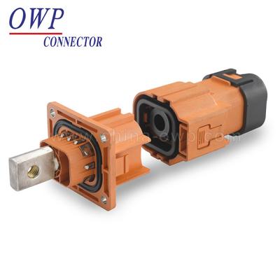 China Sealed 1 Pin HVIL Series High Voltage Male Female Wire Auto Electrical Sockets Auto Connectors for sale