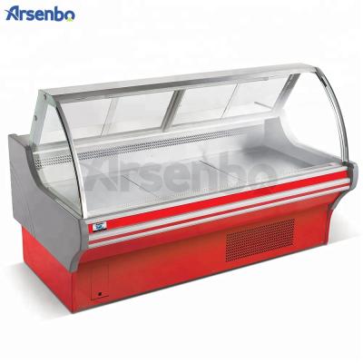 China Double-temperature R134a Refrigerant Meat Display Fridge Environmental Deli Refrigerator for sale