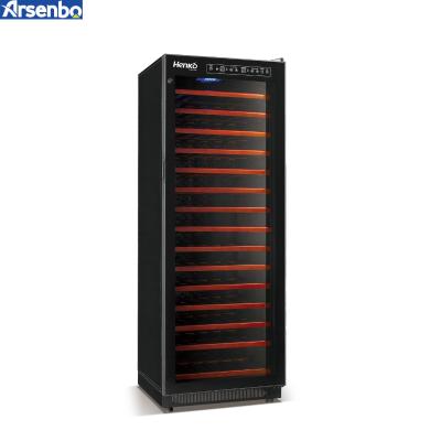 China Hotel Arsenbo Series Elegant Wine Cooler Air Cooling Type with Large Capacity 90bottles, 103bottles, 120bottles Wine Display Fridge for sale