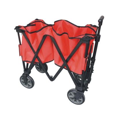 China Universal Outdoor Collapsible Utility Foldable Camping Cart Micro Beach Micro Outdoor Activity Garden Folding Cart for sale