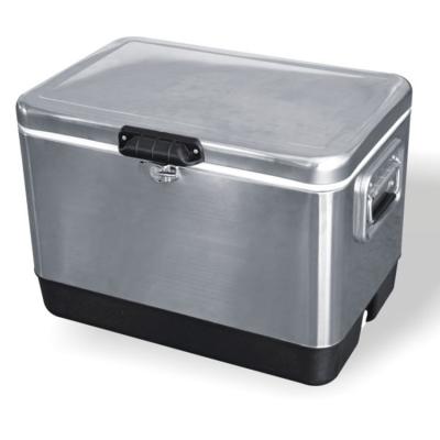 China 51L Stainless Steel Ice Cooler Waterproof Hot Selling Outdoor Customized Box for sale