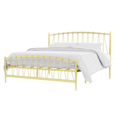 China The other princess European-style Double Steel Frame 1.5 M adult modern simple 1.8 M Iron Bed for sale