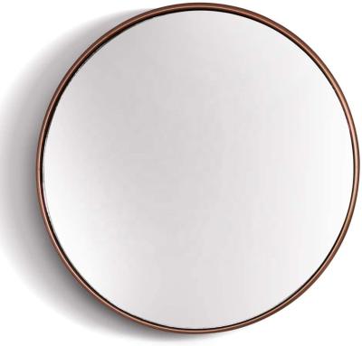 China Best-selling minimalist hot sale bathroom round metal wall glass decorative round mirror for sale