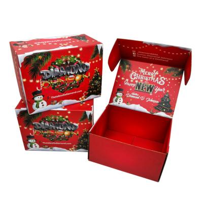 China Advent Custom Design Packaging Box Xmas Recyclable Small Exquisite Folding Christmas Candy Chocolate Hand Soap Gift Box for sale