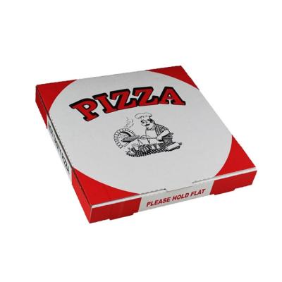 China 7 10 12 14 Inch Custom E Groove Corrugated Pizza Box Recyclable for sale