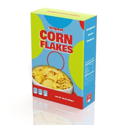 China Recyclable Free Sample Custom Design Offset Printing Cereal Box for sale