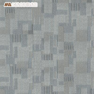 China Super Non-Slip PVC Vinal PVC Autocolante e Antiderrapante de Piso Vinlico Flooring Carpet Look Luxury Vinyl Plank For Office Building for sale