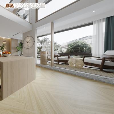 China 100% European Virgin Vinyl Tile 5mm Herringbone Material Waterproof Luxury SPC Flooring For Hotel Hall Villa for sale