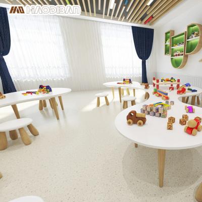 China Minimalist 2*20M Nonslip Waterproof Colorful PVC Vinyl Plastic Flooring For School Kindergarten Interior Decoration Material for sale