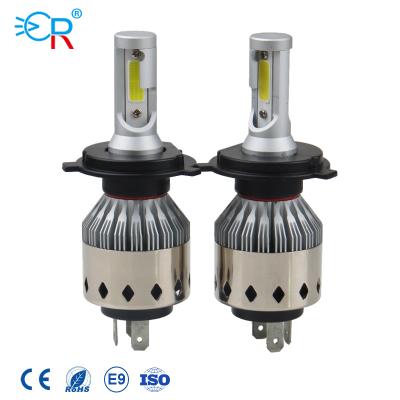 China Aviation Aluminum+Cooling Auto Fan MACAR China Guangzhou LED Headlight Manufacturer - 12V 36V COB Car LED Headlight H4 H7 H11 H13 for sale