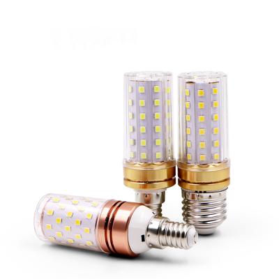 China E14 E27 LED Bulb SMD2835 True Wattage 9W 12W AC220V Residential Corn LED Light For Home Decoration for sale