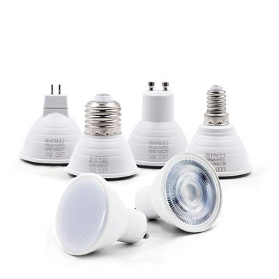 China AC220V 6W MR16 GU10 E14 E27 LED Bulb Residential LED Downlight Spot Light for sale