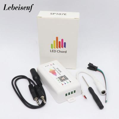 China Plastic WIFI Bluetooth SP107E Pixel IC SPI Music LED Controller with Mobile APP for WS2812B SK6812 SK9822 RGBW APA102 LPD8806 Strip for sale