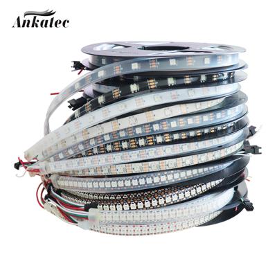 China Accessible Flexible LANDSCAPE Ip67 Ws2812 Ring Full Color Rgb Led Ws2812b Flexible Strip Light for sale