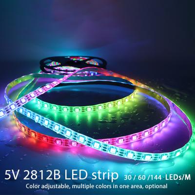 China Ip67 30 5050 Ws2812b Rgb Addressable Ws2812 Led Strip for sale