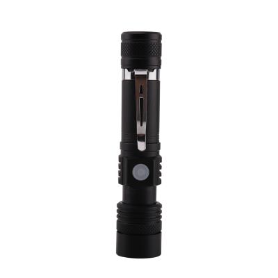 China BORUIT High Quality Super Bright Aluminum Alloy T6 LED Flashlight Outdoor Sports Retractable Focusing Waterproof Flashlight for sale