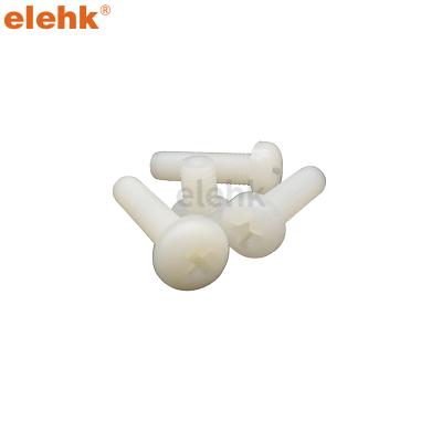 China Equipment Screw Wholesale Price M3 Nylon Electrical Nylon Head Screw Around Head Nylon M5 for sale