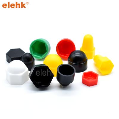 China Water Treatment Hex Nut Covers Plastic Silicone Nut Cover Nut Cover Hexagonal Pe Dome Covers Hexagonal Pe Covers for sale