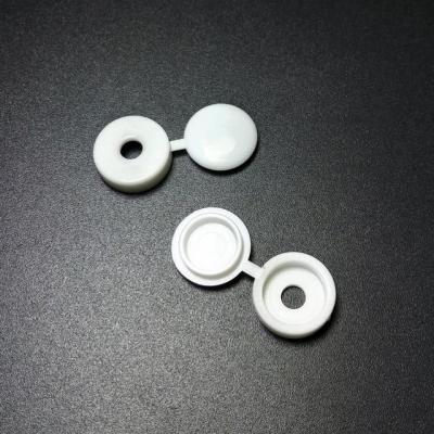 China Automotive 18mm plastic screw cover b; White Elehk Fastener ACK PE PA Screw Head Cover for sale