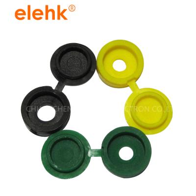 China Automotive Protective Hinged Screw Cover Bend Snap Cover Nylon Head Nuts for sale