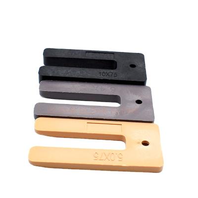 China Plastic Shim Window Plastic Shim Horseshoe PP Window Packers Modern Plastic Shim Packers U Seal for sale