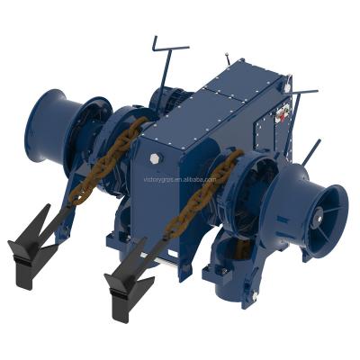 China ABS DNV BV GL LR NK Class BOAT Horizontal Or Vertical Electric Anchor Capstan for sale