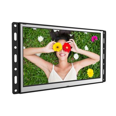 China Outdoor Open Frame 8 Inch Interactive LCD Monitor Digital Signage Display For Advertising Promotion for sale