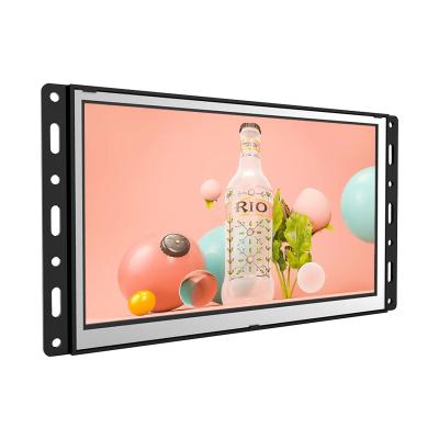 China Manufacturer Outdoor 8 Inch HD Advertising Lcd Screen Display Open Frame Digital Video Signage for sale