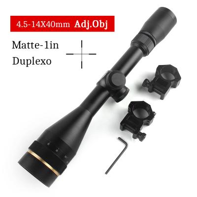 China 4.5-14X40mm Adj.Obj Reticle Scopes Long Range 122060021021185 High Quality Accurate Sight Cross Scope Optical for sale