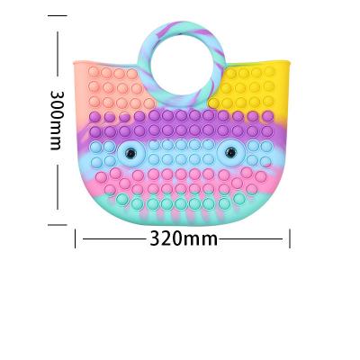 China New Style Fawn Silicagel Coin Purse Fashion Beautiful Silicagel Poppings Sound Bag Colorful Stir Bag Toy Stress Reliever Women Hand for sale