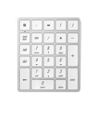 China Wireless Numpad 26 Keys Portable Numpad Number With 2.4G Mini USB Receiver for sale