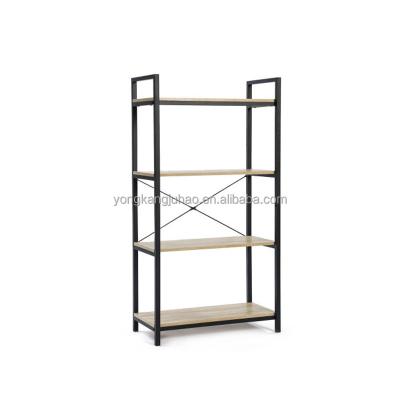 China 4 Tier Portable Shelving Goods Industrial Metal Ladder Book Shelves for Office and Living Room for sale