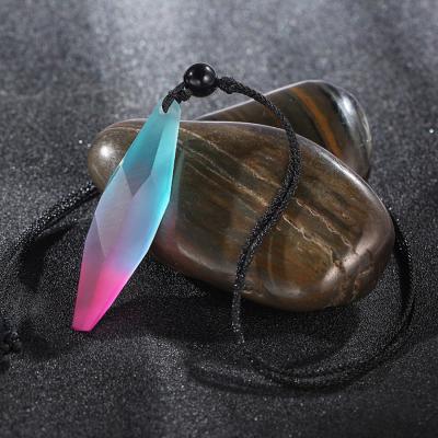 China 2020 FASHIONABLE hot sale creative handmade elegant resin pendant necklace northern lights jewelry for sale for sale