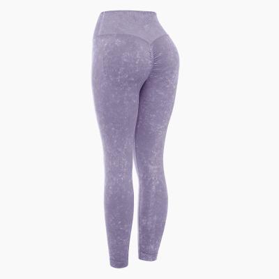 China Soft Seamless Solid Tights High Waist Yoga Leggings Breathable High Elasticity Leggings Women Workout Pants Tummy Control Lift Gaiters for sale