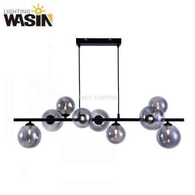 China Wholesale EUROPEAN glass ball halogen pendant lamp for dining room from China factory for sale