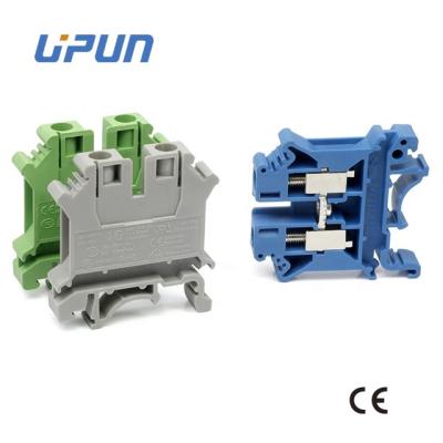 China Industrial wire to board manufacturer din rail ring degson terminal block connector for sale