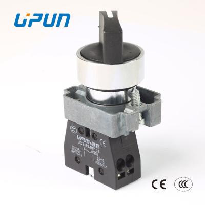 China UC2-B9 Industrial Control 2/3 Position Momentary / Rotary Lock Selector for sale