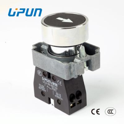 China UC2-B9 Industrial Control Arrow Mark Metal Momentary Push Button Switches for sale