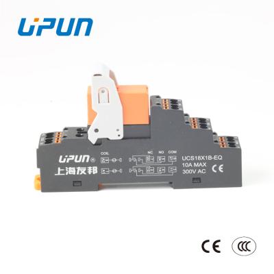 China New UCS18X1B-EQ push relay sealed relay socket and relay base for sale