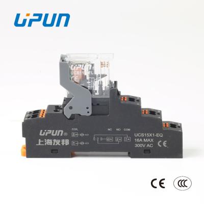 China New UCS15X1-EQ 12A push relay sealed relay socket and relay base for sale