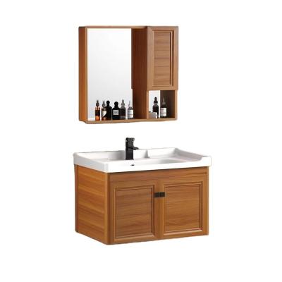 China New Type Waterproof Good Price Vanity With Sink Set Mirror Cabinet Bathroom for sale