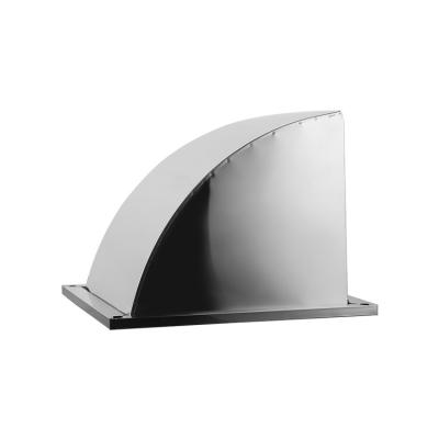 China China Manufacture Modern Professional Exhaust Fan Outdoor Wall Stainless Steel Kitchen Duct Hood for sale