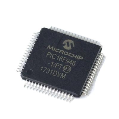 China Brand New Pic16f946 Mcu IC PIC16F946 MCU 8BIT 14KB Standard FLASH 64TQF PIC16f946-I/PT for sale