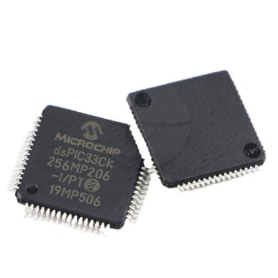 China Standard ICPlanet same day delivery DSPIC33CK256MP206-I/PT TQFP64 dsPIC IC chip DSPIC33CK256MP206 for sale