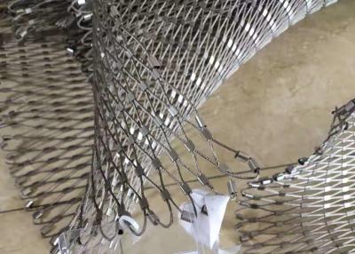 Китай Flexible Stainless Steel Wire Rope Mesh For Balustrade Or Railing 3.0 Mm продается