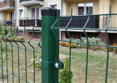 China Powder Coated Curved Steel Fence For Garden Commercial Area Hospitals for sale