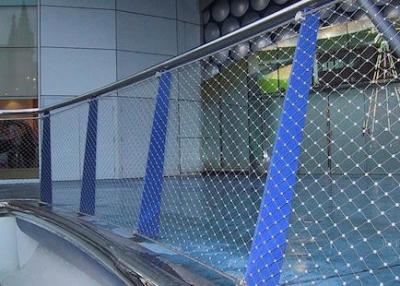 China Diamond Hole 1 2 Inch 3 Inches 304 316L Stainless Steel Flexible Wire Rope Mesh Netting For Bid Aviary for sale